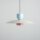 Pendelleuchte Metall Blau Creme Pink Ø65 cm E27 elegant