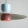 Pendelleuchte Metall Blau Creme Pink Ø65 cm E27 elegant