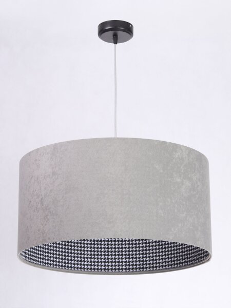 Lampe à suspendre Abat-jour Gris Rétro ronde Table à manger