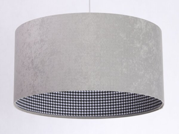 Lampe à suspendre Abat-jour Gris Rétro ronde Table à manger