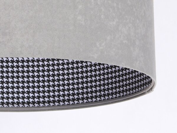 Lampe à suspendre Abat-jour Gris Rétro ronde Table à manger