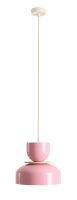 Pendelleuchte Metall Pink B:30 cm rund E27 elegant