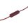 Runde Tischleuchte Rot Metall H:52 cm E27 blendarm