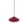 Dekorative Hängelampe Metall Rot Ø23 cm rund GX53 inkl.