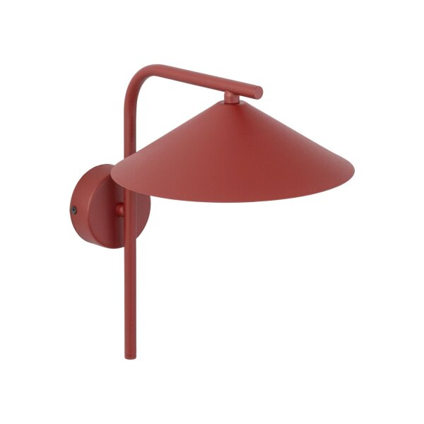 Wandlampe Metall Rot Arm Modern H:30,5 cm GX53 inkl.