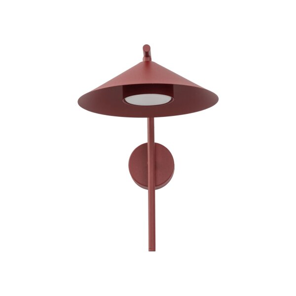 Wandlampe Metall Rot Arm Modern H:30,5 cm GX53 inkl.