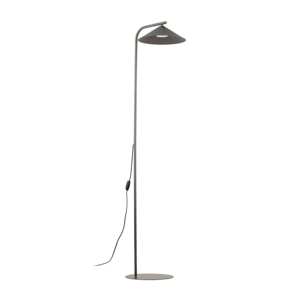 Stehleuchte Braun Metall H:160 cm GX53 Kabelschalter