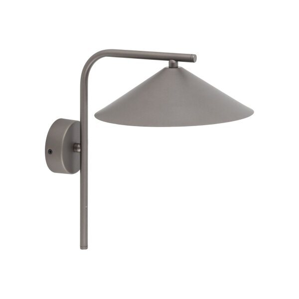 Stilvolle Wandlampe Braun Metall H:30,5 cm GX53 Modern