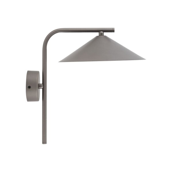 Stilvolle Wandlampe Braun Metall H:30,5 cm GX53 Modern