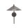 Stilvolle Wandlampe Braun Metall H:30,5 cm GX53 Modern