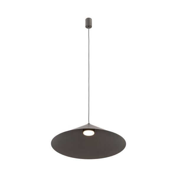 Dekorative Pendelleuchte Metall Braun Ø49 cm rund GX53