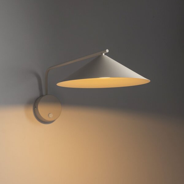 Schwenkbare Wandleuchte Kaschmir Schalter GX53 T:56 cm