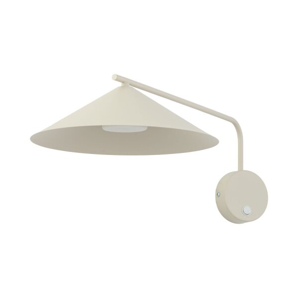 Schwenkbare Wandleuchte Kaschmir Schalter GX53 T:56 cm