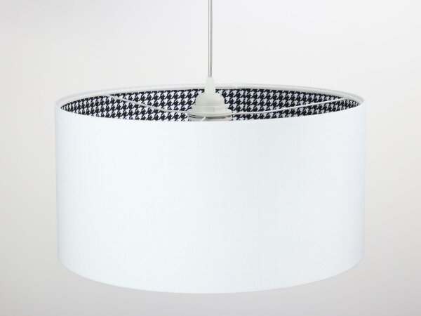 Lampe à suspendre CHRISTIAN Blanc Rétro ronde Table à manger