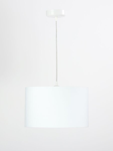 Lampe à suspendre CHRISTIAN Blanc Rétro ronde Table à manger