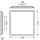 LED Deckenleuchte Weiß Metall 3000K B:44,5cm OSRAM