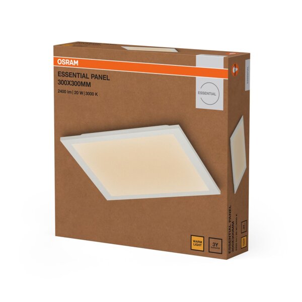 LED Deckenleuchte Weiß Metall 3000K B:29,5cm OSRAM