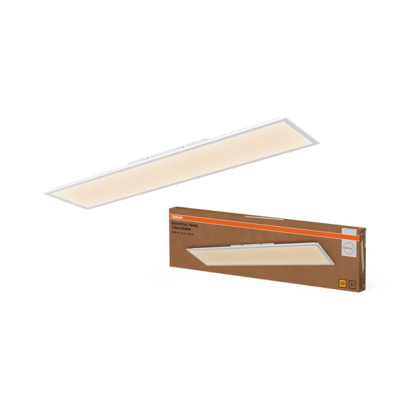 LED Deckenleuchte Weiß Metall 3000 K L:100cm OSRAM
