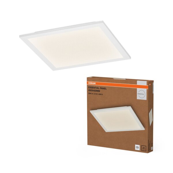 LED Deckenleuchte Weiß Metall 4000K B:44,5cm OSRAM