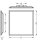 LED Deckenlampe Weiß Metall 4000K B:59,5cm OSRAM