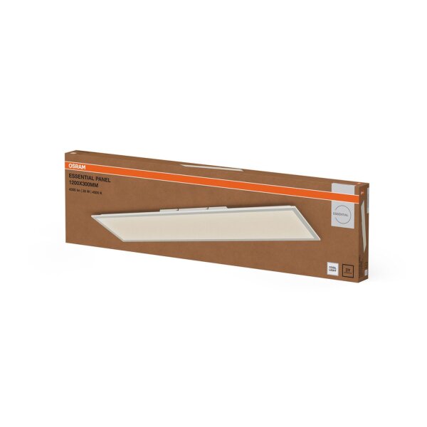 LED Deckenleuchte Weiß Metall 4000K L:120cm OSRAM
