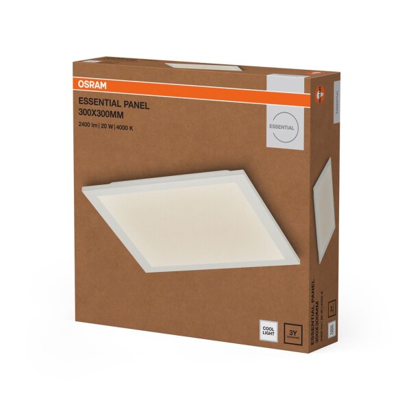 LED Deckenlampe Weiß Metall 4000K B:29,5cm OSRAM