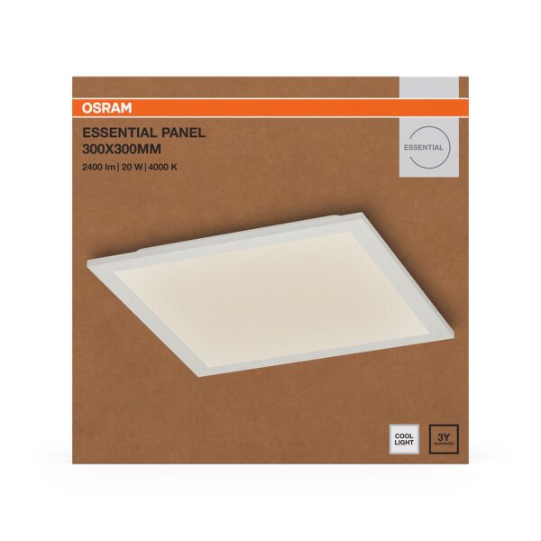 LED Deckenlampe Weiß Metall 4000K B:29,5cm OSRAM