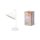 Tischleuchte dimmbar Weiß Pappmaché E14 H:46 cm OSRAM