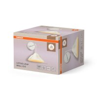 Wandlampe Weiß Pappmaché E14 B:21,9 cm...