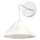 Wandlampe Weiß Pappmaché E14 B:21,9 cm modern OSRAM