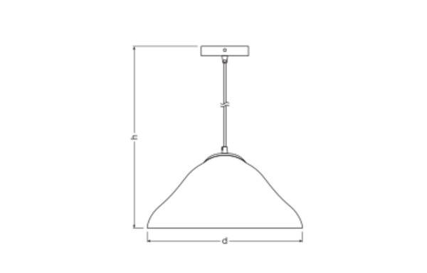 Hängelampe Weiß Pappmaché E27 Ø39,6 cm modern OSRAM
