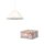 Hängelampe Weiß Pappmaché E27 Ø39,6 cm modern OSRAM