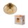Deckenleuchte Gold Stahl Glas E27 Ø28 cm blendarm OSRAM