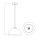 Pendelleuchte Gold Stahl Glas E27 Ø28 cm blendarm OSRAM