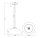 Pendelleuchte Gold Stahl Glas E27 Ø28 cm blendarm OSRAM