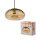 Pendelleuchte Gold Stahl Glas E27 Ø28 cm blendarm OSRAM