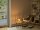 Tischleuchte Gold Metall Glas E27 H:17,6 cm OSRAM