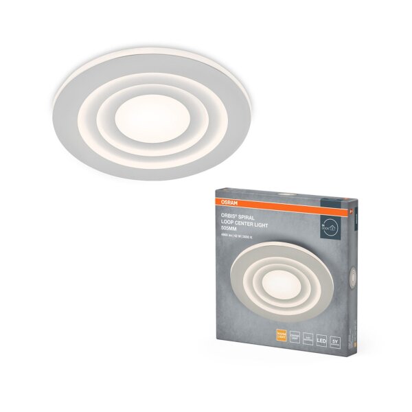 LED Deckenlampe Weiß Metall 3000K rund L:50,5cm OSRAM