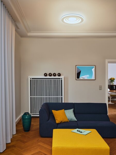 LED Deckenlampe Weiß Metall 3000K rund L:50,5cm OSRAM