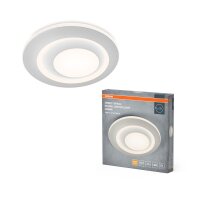 LED Deckenlampe Weiß Metall 3000K rund L:40cm OSRAM