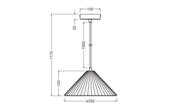 Hängelampe Beton Modern E27 L:25 cm modern OSRAM