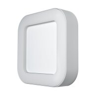 LED Wandlampe Weiß Alu 3000K IP54 B:20,2 cm OSRAM