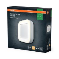 LED Wandlampe Weiß Alu 3000K IP54 B:20,2 cm OSRAM