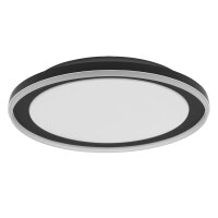 LED Deckenleuchte Schwarz Metall 3000K L:45cm OSRAM