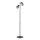 Stehleuchte verstellbar Glas Metall E14 H:140 cm OSRAM