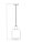 Pendelleuchte Glas E27 Gold Metall L:17 cm OSRAM