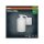 Wandleuchte Weiß Aluminium Glas IP43 E27 H:21 cm OSRAM