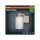 Wandlampe Metall Glas Holzoptik IP43 E27 H:21 cm OSRAM