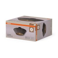 Deckenleuchte Dunkelgrau Stahl E27 Ø40,5 cm OSRAM