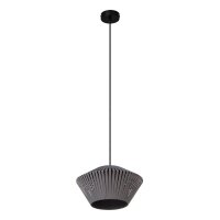 H&auml;ngelampe Schwarz Metall E27 &Oslash;30,5 cm modern...